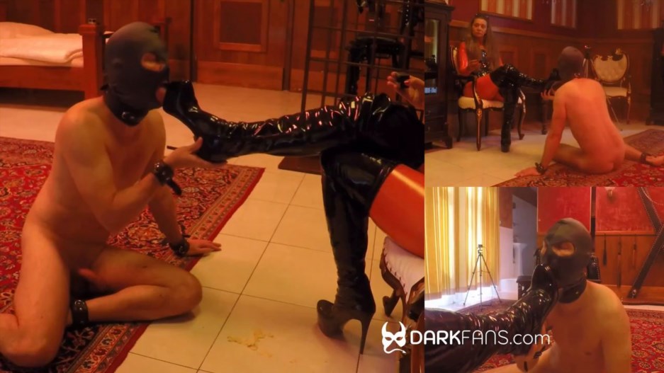 Lady Amrapali - Food and Highheelboots and Lick
